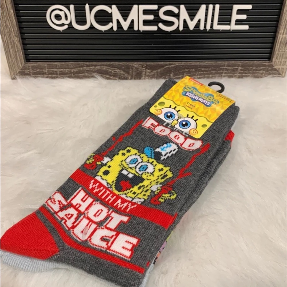 Nickelodeon SpongeBob SquarePants Crew Socks